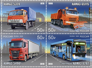 Россия, 2026, КАМАЗ, квартблок Россия, 2026, КАМАЗ, квартблок